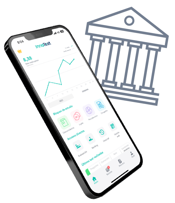 App InnoTest AGE con escudo