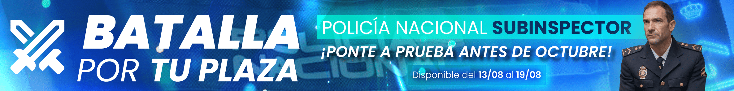 BANNER SIMULACRO SUBINSPECTOR